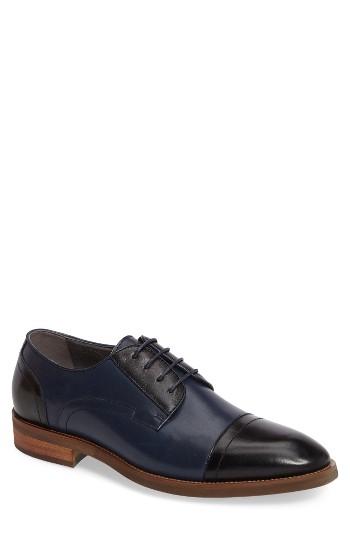 Men's Zanzara Cap Toe Derby M - Blue
