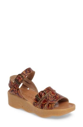 Women's Famolare Honeybuckle Wedge Sandal