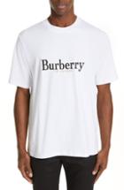 Men's Burberry Lopori Logo T-shirt, Size - White