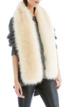 Women's Sole Society Faux Fur Stole, Size - White