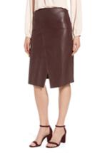Women's Emerson Rose Leather Skirt