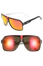 Men's Carrera Eyewear 62mm Aviator Sunglasses - Black/ Red Mirror Lens