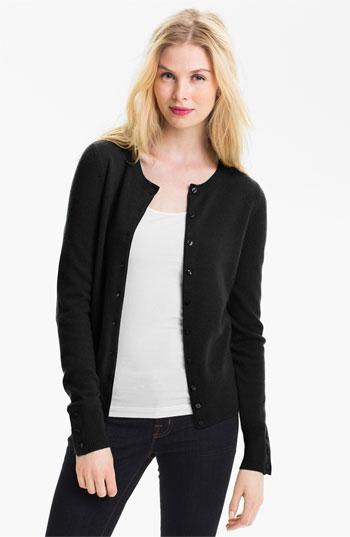 Only Mine Cashmere Cardigan Black Small