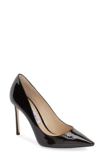 Women's Jimmy Choo 'romy' Pointy Toe Pump Us / 38eu - Black