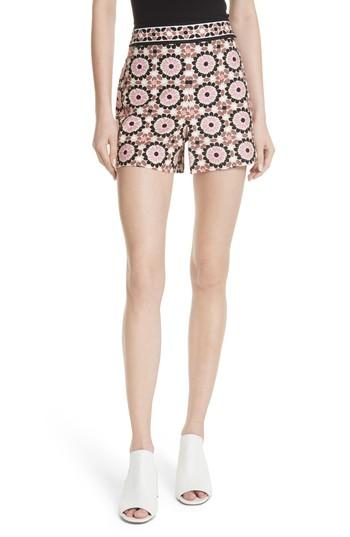 Women's Kate Spade New York Floral Mosaic Jacquard Shorts - Pink