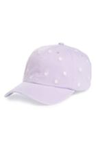 Women's Topshop Daisy Baseball Cap - Purple
