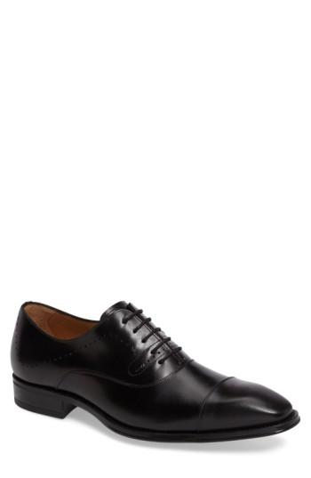 Men's Mezlan 'fermo' Cap Toe Perforated Oxford .5 M - Black