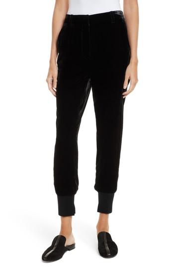 Women's 3.1 Phillip Lim Velvet Jogger Pants - Black