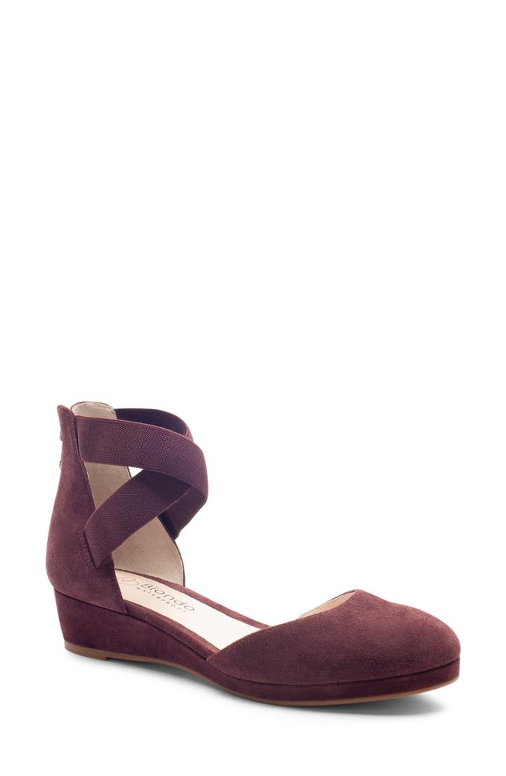 Women's Blondo Cathy Waterproof Wedge Pump M - Red