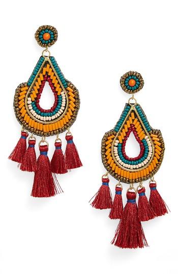 Women's Topshop Tassel Bead Earrings