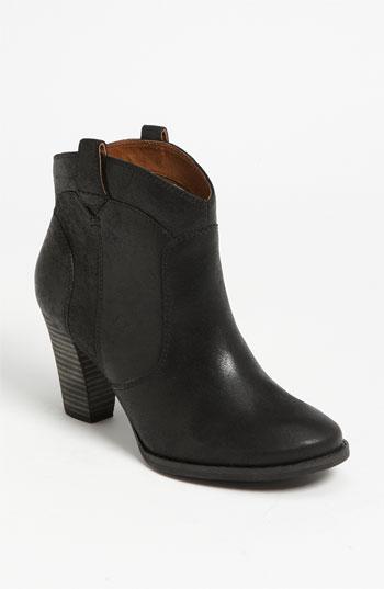 Indigo By Clarks 'heath Harrier' Bootie Womens Black Leather Size 7 M