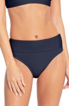 Women's Robin Piccone Lily Banded Bikini Bottoms - Blue