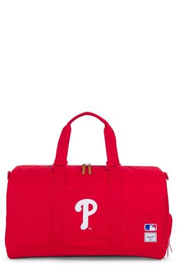 Men's Herschel Supply Co. Novel - Mlb National League Duffel Bag - Red