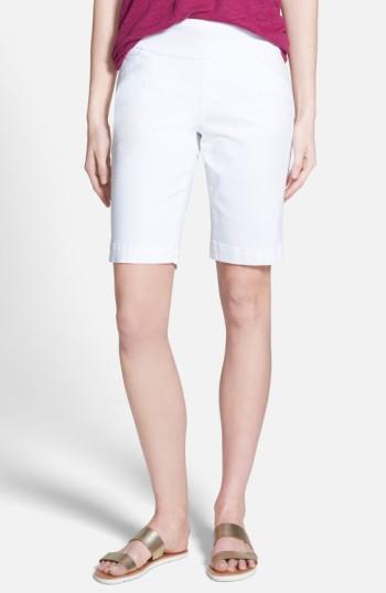 Women's Jag Jeans 'ainsley' Slim Bermuda Shorts - White