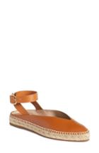 Women's Stuart Weitzman Toga Ankle Wrap Espadrille M - Brown