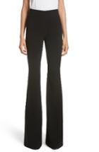 Women's Brandon Maxwell Crepe Flare Pants - Black