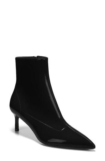 Women's Via Spiga Baronne Pointy Toe Bootie M - Black