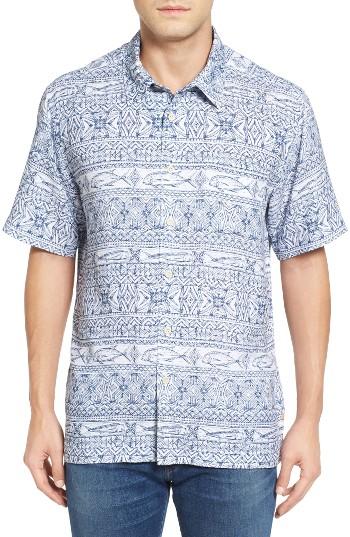 Men's Quikskilver Waterman Collection Pina Arvo Camp Shirt