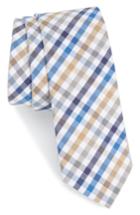 Men's Nordstrom Men's Shop Charlie Plaid Cotton Skinny Tie