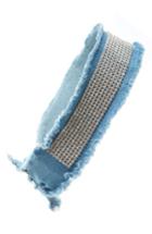 Women's Steve Madden Denim Daze Crystal Embellished Head Wrap - Blue