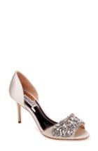 Women's Badgley Mischka Hansen Crystal Embellished Sandal M - White
