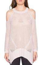Women's Willow & Clay Cold Shoulder Sweater - Pink