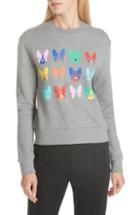 Women's Etre Cecile Dog Grid Sweatshirt - Grey