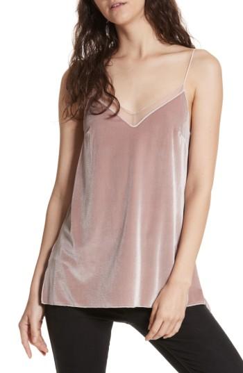 Women's Free People Velvet Tank - Beige