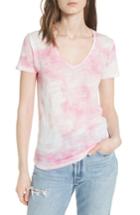 Women's Majestic Filatures Line Tie Dye V-neck Tee