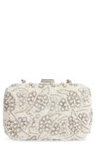 Glint Tuileries Beaded Minaudiere - Ivory