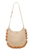 Helen Kaminski Andalusia Raffia & Leather Hobo -