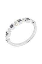 Women's Bony Levy Stackable Diamond & Sapphire Band Ring (nordstrom Exclusive)