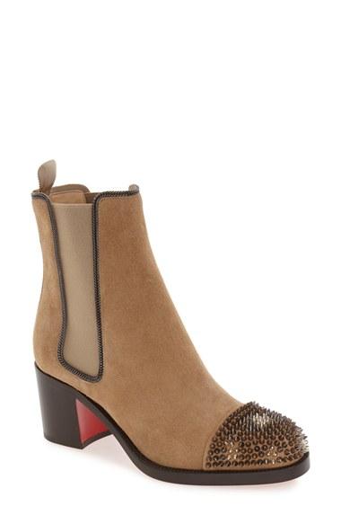 Women's Christian Louboutin 'otaboo' Spike Chelsea Boot