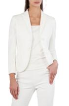 Women's Akris Punto Jersey Two-button Blazer - White