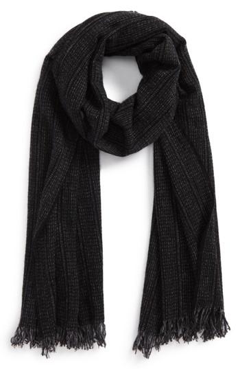 Men's John Varvatos Stripe Dyed Cashmere Scarf