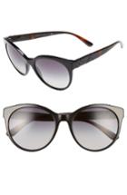 Women's Burberry 56mm Retro Sunglasses - Black