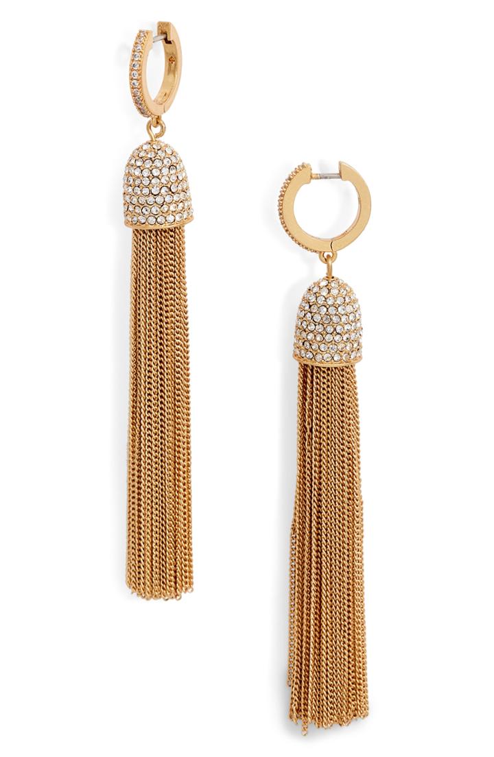 Women's Kate Spade New York Glimmer Shimmer Huggie Earrings