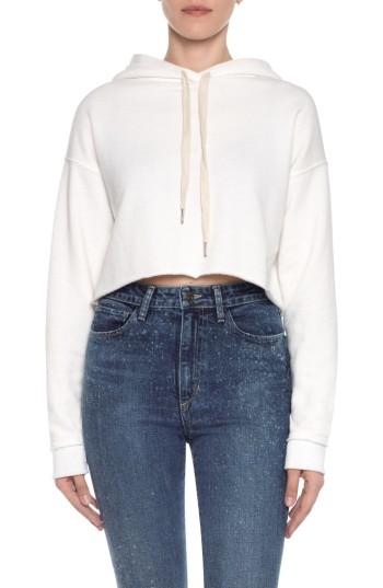 Women's Joe's Princess Crop Hoodie - White