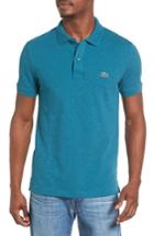 Men's Lacoste Slim Fit Pique Polo (s) - Blue/green