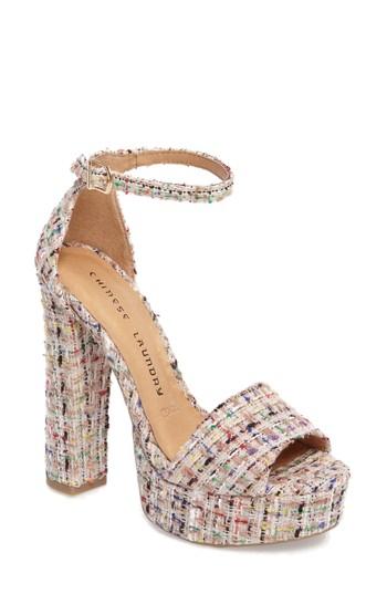 Women's Chinese Laundry Avenue Platform Sandal M - Pink