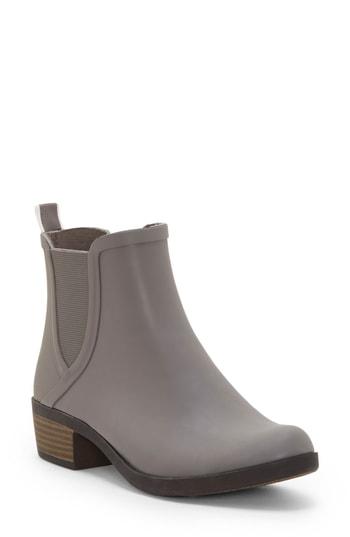 Women's Lucky Brand Basel Rain Bootie M - Metallic