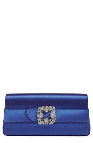Manolo Blahnik 'gothisi' Clutch - Blue