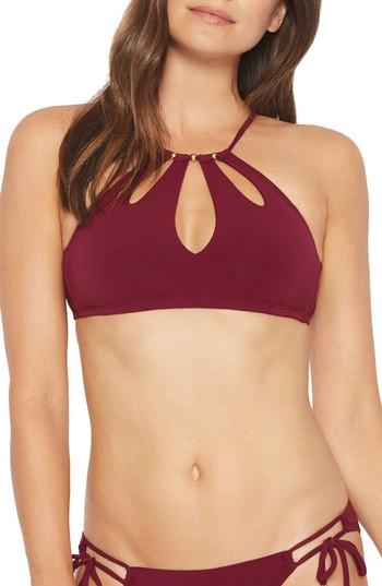 Women's Robin Piccone Luca Cutout Bikini Top - Red