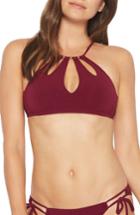 Women's Robin Piccone Luca Cutout Bikini Top - Red