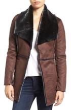 Women's Kut From The Kloth 'abigail' Faux Shearling Coat