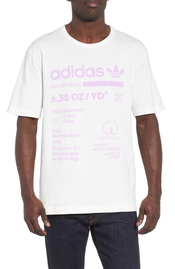 Men's Adidas Originals Kaval Graphic T-shirt - White
