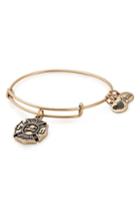 Women's Alex And Ani Firefighter Emblem Adjustable Wire Bangle
