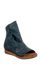 Women's A.s.98 Brielle Open Toe Bootie .5us / 40eu - Blue