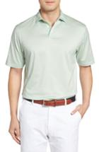 Men's Peter Millar Nanoluxe Golf Polo, Size - Green