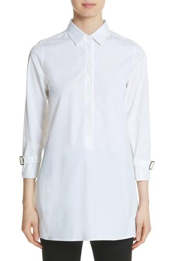 Women's Max Mara Disegno Cotton Shirt - White
